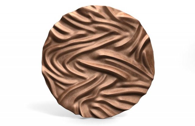 wave panel deco cnc 3D-printmodel .c4d .max .obj .3ds .fbx .stl .blend 