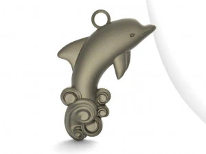 dolphin pendant 3D Print Model