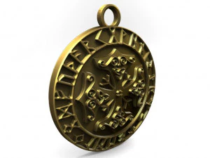 viking pendant 3D Print Model