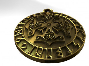 viking pendant Modelo de impresión 3D