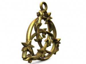 celtic triquetra pendant 3D-Druckmodell