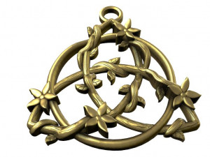 celtic triquetra pendant 3D-Druckmodell