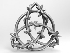 celtic triquetra pendant 3D-Druckmodell