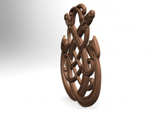 celtic dragon cnc 2 3D Print Model
