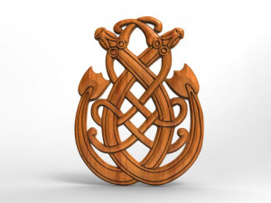 celtic dragon cnc 2 3D Print Model