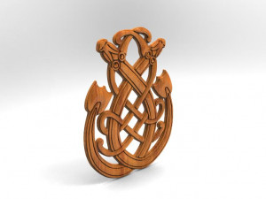 celtic dragon cnc 2 3D Print Model