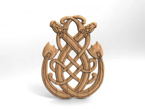 celtic dragon cnc 2 3D Print Model