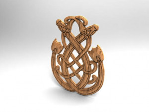 celtic dragon cnc 2 3D Print Model