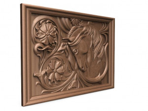 horse cnc 3 Model Cetak 3D