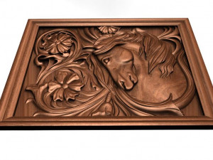 horse cnc 3 Model Cetak 3D