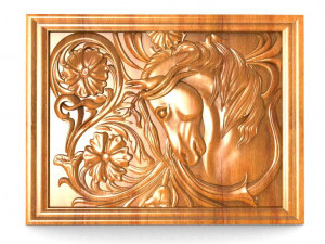 horse cnc 3 Model Cetak 3D