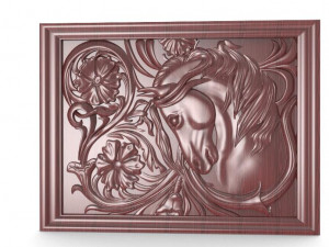 horse cnc 3 Model Cetak 3D