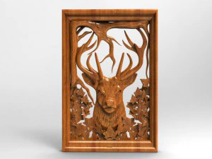 deer cnc 3D Print Model
