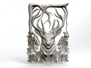 deer cnc 3D Print Model