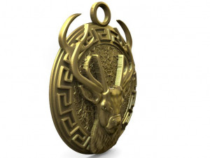deer pendant 3D Baskı Modeli
