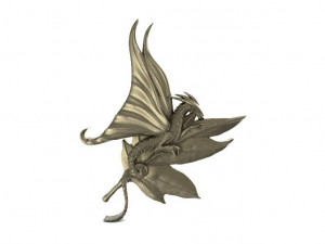 dragon leaf pendant 3Dプリントモデル
