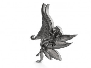 dragon leaf pendant 3Dプリントモデル