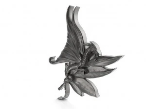 dragon leaf pendant 3D Print Model