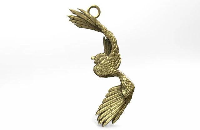 eagle pendant 5 3D Print Model .c4d .max .obj .3ds .fbx .stl .blend 