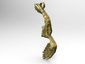 eagle pendant 5 Modelo de impresión 3D