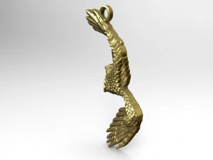 eagle pendant 5 3D Print Model