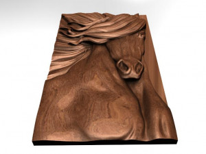horse cnc 4 3Dプリントモデル