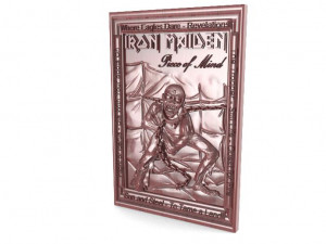 iron maiden eddie piece of mind cnc 3D Print Model