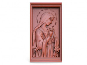 the virgin mary cnc 3D Print Model