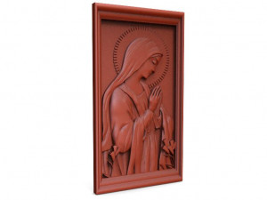 the virgin mary cnc 3D Print Model