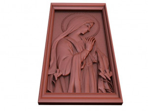 the virgin mary cnc 3D Print Model