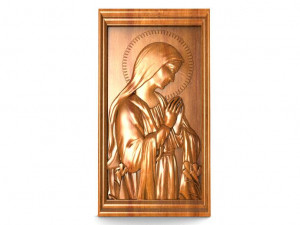 the virgin mary cnc 3D Print Model