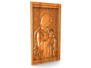 the virgin mary cnc 3D Print Model
