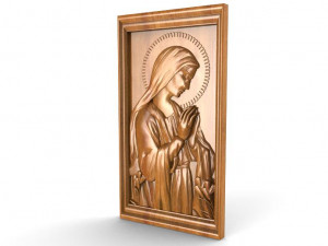 the virgin mary cnc 3D Print Model