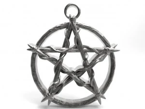 pentagram knot pendant 3D Print Model