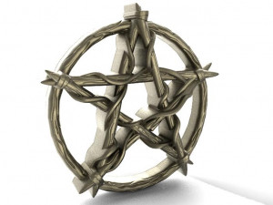 pentagram knot pendant 3D 打印模型