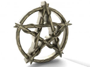 pentagram knot pendant 3D Print Model