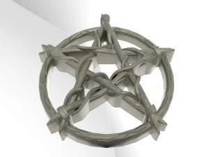 pentagram knot pendant 3D Print Model