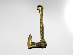 viking axe pendant 3D Print Model