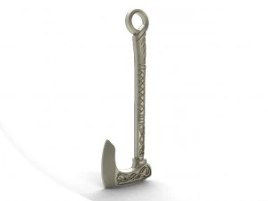 viking axe pendant 3D Print Model