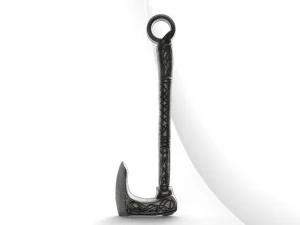 viking axe pendant 3D Print Model