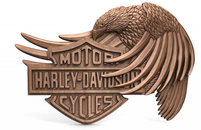 harley davidson cnc 6 Model do druku 3D .c4d .max .obj .3ds .fbx .stl .blend 