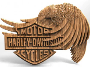 harley davidson cnc 6 3D Print Model