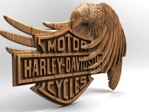 harley davidson cnc 6 3D Print Model
