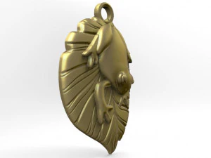 frog pendant 2 3D Print Model