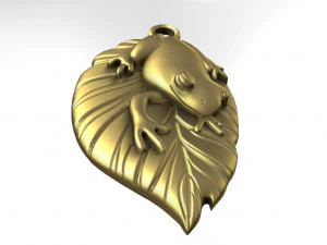frog pendant 2 3D Print Model