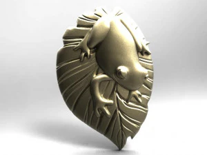 frog pendant 2 3D Print Model