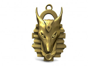 anubis pendant 2 3D Print Model