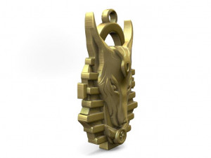 anubis pendant 2 3D Print Model