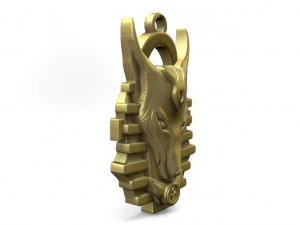 anubis pendant 2 3D Print Model