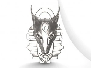 anubis pendant 2 3D Print Model